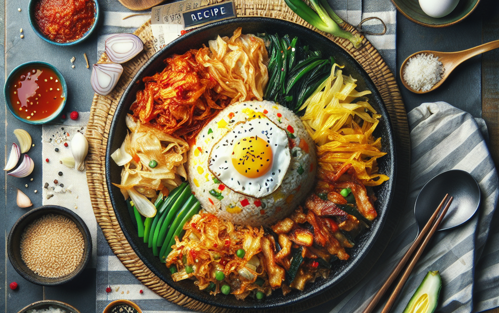 Delicioso y fácil Receta de Kimchi Bokkeumbap Arroz frito con kimchi
