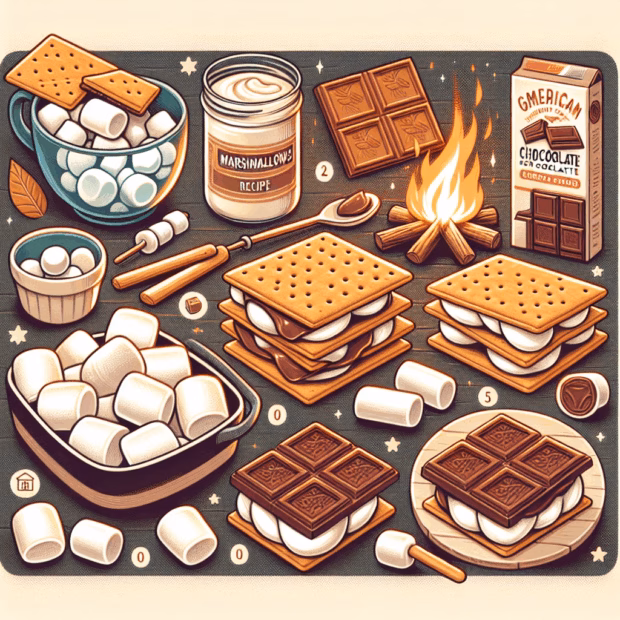Descubre la mejor receta americana de S’mores para disfrutar de un dulce y delicioso postre
